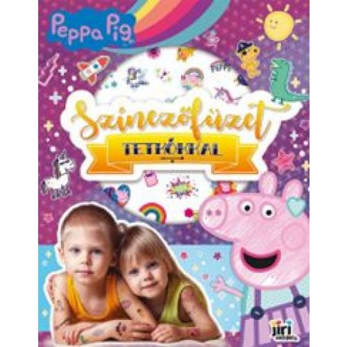 Színezőfüzet tetkókkal – Peppa malac