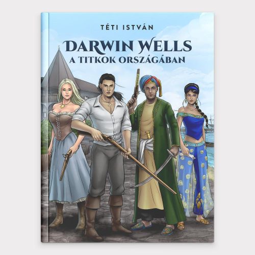 Darwin Wells a titkok országában - könyv, keményfedeles, 324 oldal