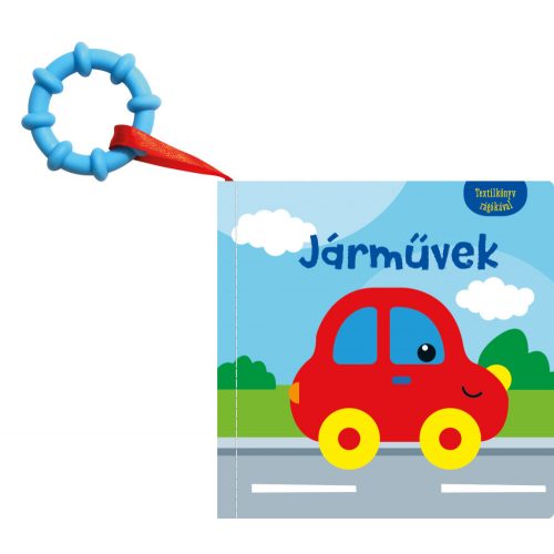 Textilkönyv rágókával - Járművek