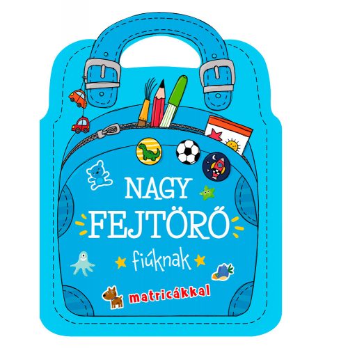 Nagy fejtörő - fiúknak matricákkal